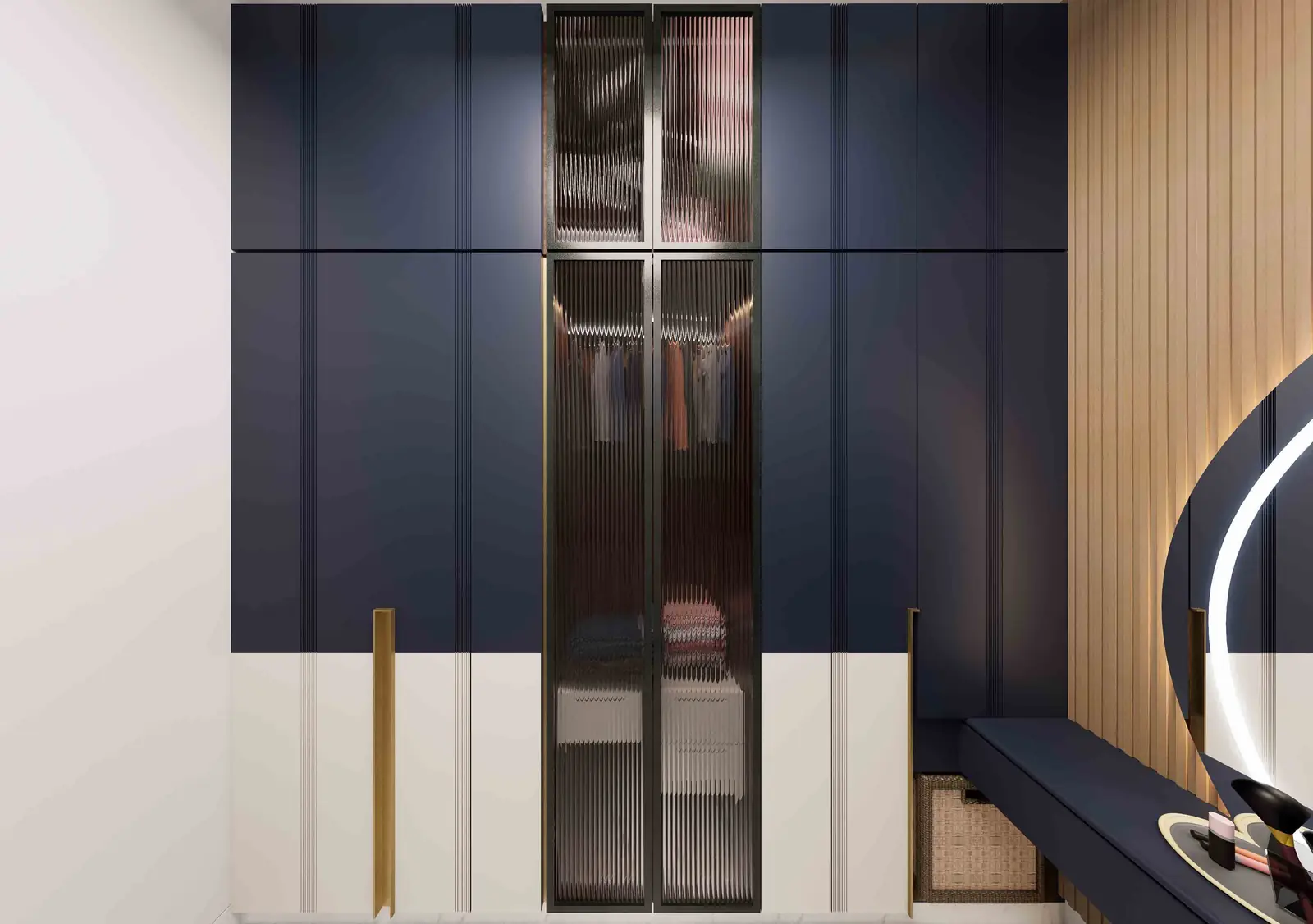 Kids Bedroom Wardrobe Design in Trichy | Custom Modular Wardrobe