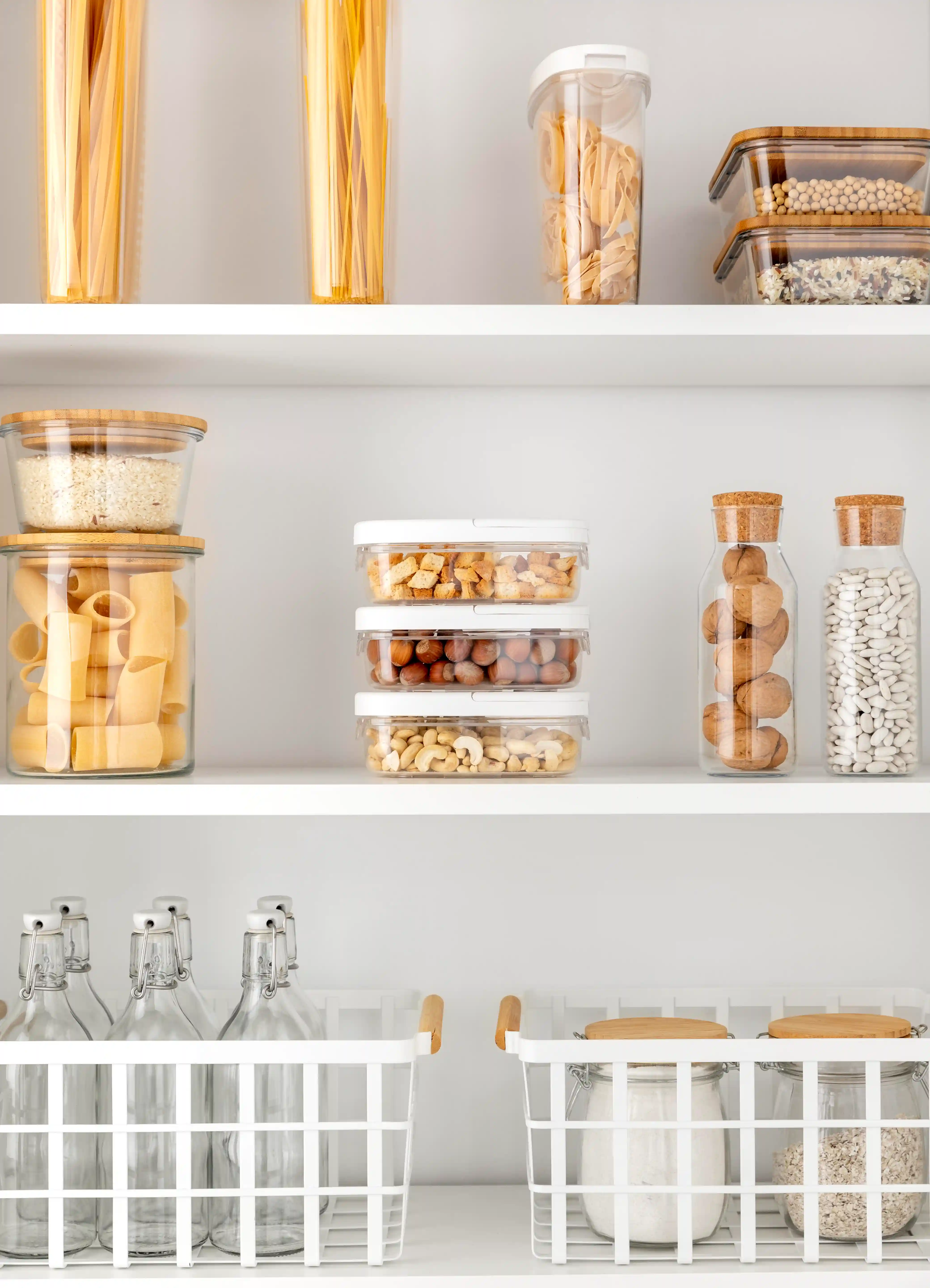 Compact Spice & Pasta Jar Cabinet