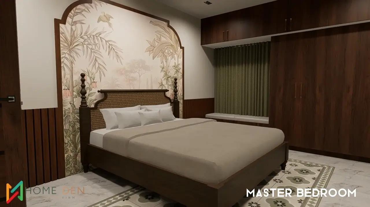 Luxury Master Bedroom Design in Trichy