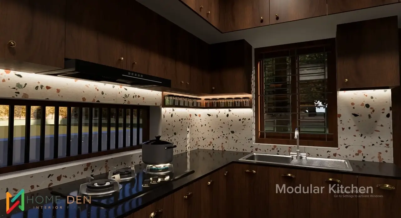 Best Modular Kitchen Design in Trichy | Luxury Home Interior by Homeden Interior Firm